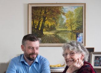 How we live together: the 92-year-old and her grandson